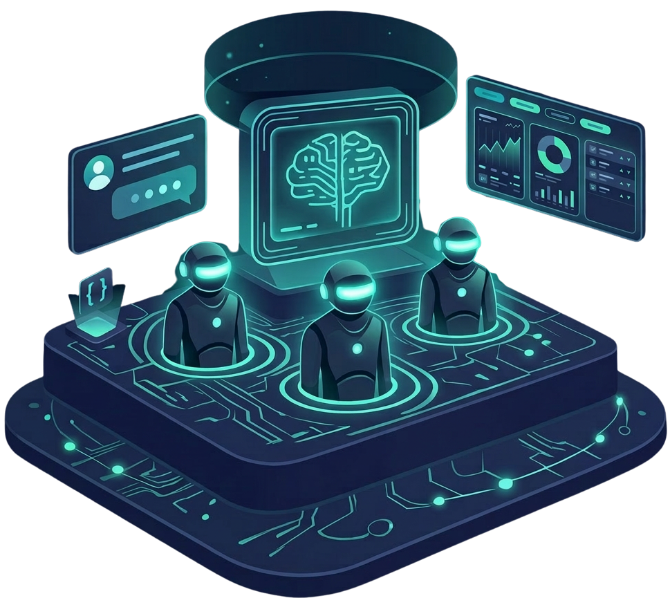 AI trading discussion interface