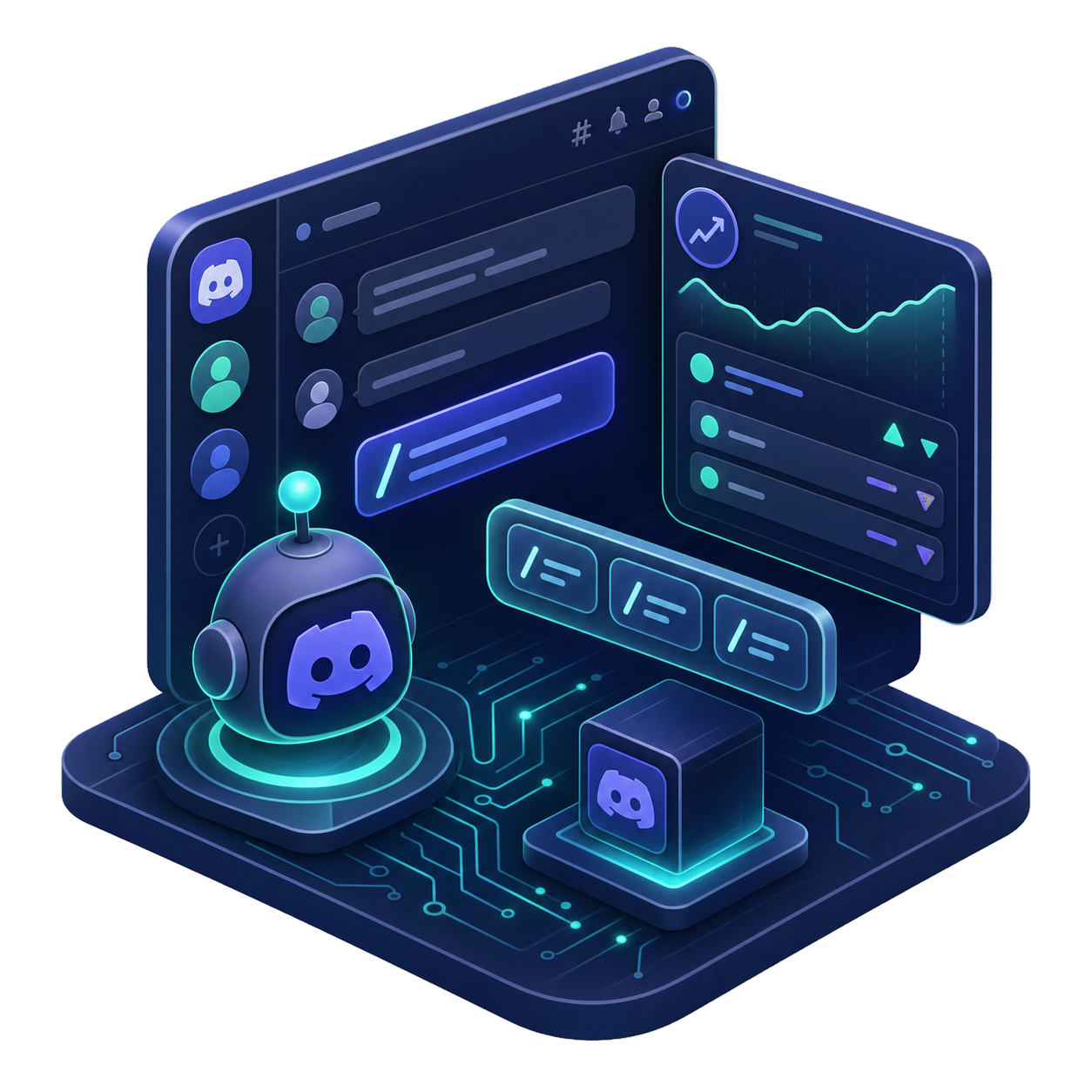 Discord bot trading command interface